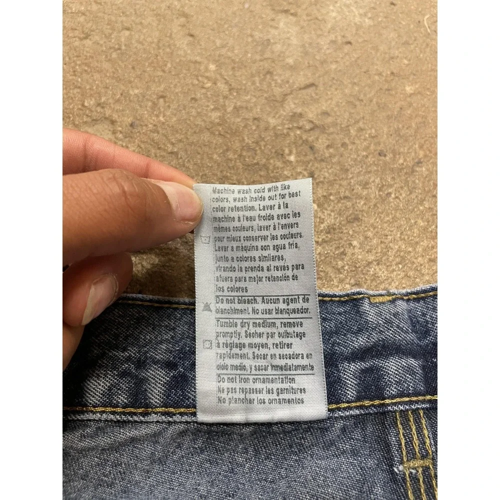 Carhartt B17DPS Jeans Mens 38x30 Stone‎ Wash Blue Relaxed Fit Straight Leg
